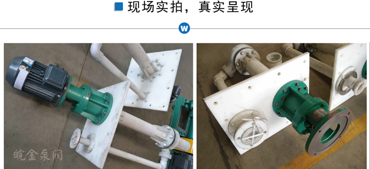 FYH氟塑料液下泵實景圖 氟塑料液下泵